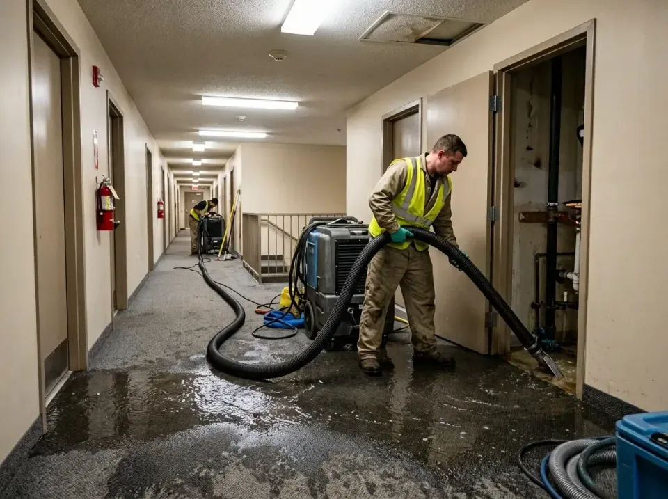 multi-unit-apartment-hallway-f-005 — frequently asked questions, Emergency Burst Pipe Water Extraction & Removal in Airway H…